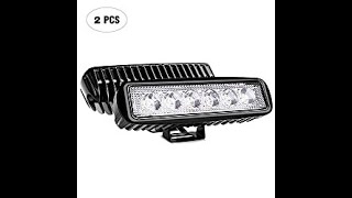 8 led car day light driving light strobe light [upl. by Bria437]