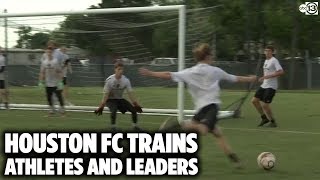 Houston FC prides themselves on having success on and off the field [upl. by Ardnatal340]