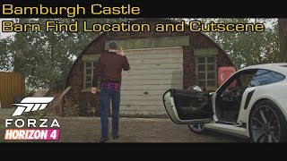 Forza Horizon 4  Bamburgh Castle Barn Find Location and Cutscene [upl. by Strohbehn599]