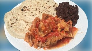 Como hacer chicharones de cerdo con tomate I Comida Nicaraguense [upl. by Aninaj224]