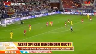 Azeri sipikerden Türkiyenin futbol zaferi [upl. by Stultz879]