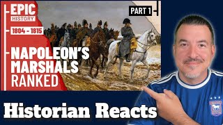 Napoleons Marshals Part 1  Epic History Reaction [upl. by Ecnaled]