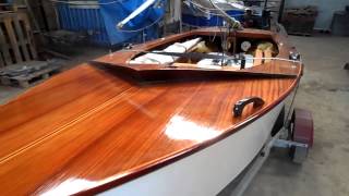 GP14 Wooden sailing Dinghy Scarlet [upl. by Dael825]