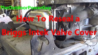 Resealing a Briggs amp Stratton Intek OHV Valve Cover [upl. by Abel]