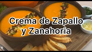 CREMA DE ZAPALLO Y ZANAHORIA [upl. by Olenolin616]