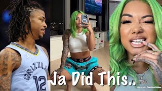 Ja Morant Did This With His Girlfriend Kayce [upl. by Irbmac]