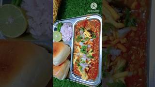 Misal Pav Recipe 🤤🤩misalpavrecipe shorts food youtubeshorts recipe [upl. by Carrillo]