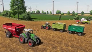 LS22  Map Fehmarn 158 Hafer ernten JD X9 1100 Claas Lexion 480 Case 2588 FENDT 828 Ares 640RZ [upl. by Samira394]