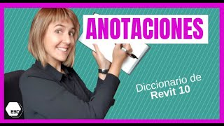 👉 Anotaciones Revit 2019  2020  Diccionario de REVIT 10 [upl. by Misha33]