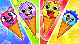 I Love Ice Cream Song 😍🍦  Funny Kids Songs and Nursery Rhymes by Baby Zoo Story [upl. by Leinaj541]