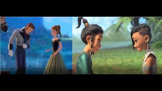 RayaNamaari comparisons to other Disney couples [upl. by Eillib]