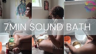 Unblock Your Root and Sacral Chakras  Energetic 7 Minute Sound Bath [upl. by Ahseuqal]