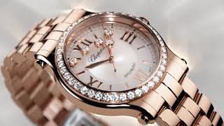 HAPPY DIAMONDS  Happy Sport Ethical Rose Gold Timepiece [upl. by Scuram]