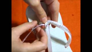 Chinelo havaianas com strass  Passo a passo DIY [upl. by Sorac]