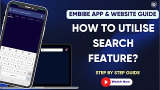 How to Use the Search Feature on the Embibe App [upl. by Stevie824]