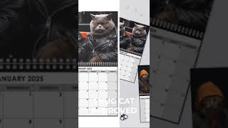 Thug Cat 2025 Wall Planner with Bold Kitty Designs [upl. by Arbma591]