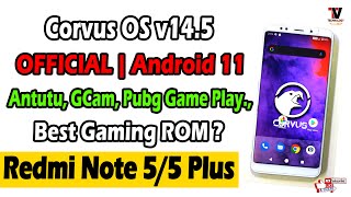 Corvus OS v145 Mutate Official Android 11 for Redmi 5 Plus  Redmi Note 5 Vince  Best Gaming ROM [upl. by Anera3]