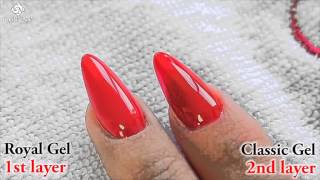 StepByStep Tutorial to Applying Crystal Nails Royal Gels  Official Crystal Nails Technique [upl. by Aklim]