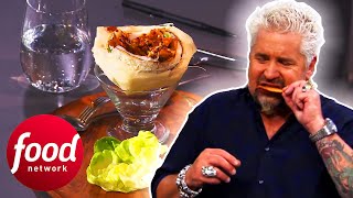 Guy Fieri Tries An Elegant Spicy Dinner  Guys Grocery Games [upl. by Ardnac]