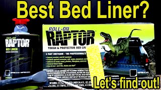 Best Bed Liner ROLL ON Raptor Herculiner Durabak POR15 DupliColor Iron Armor Flex Seal [upl. by Frear265]