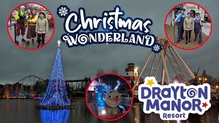 Christmas Wonderland Vlog 2023 at Drayton Manor Resort [upl. by Ainotahs]