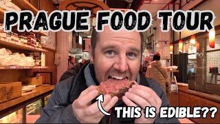 PRAGUE Food Tour  We Try As Many Traditional CZECH Dishes As Possible Whilst Exploring The City [upl. by Nirik]