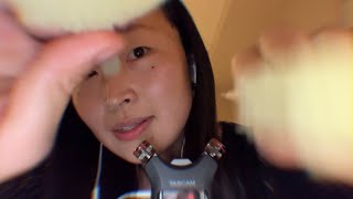 fast random triggers ASMR🔥ear cleaning mic touching visual triggers etc [upl. by Aivlis546]