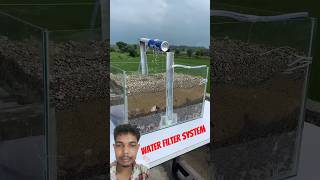 water filter system school project shortsdiy shortfddereelsexperimentcrazyxyz [upl. by Puna]