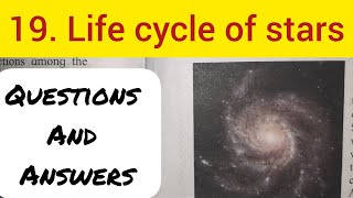 8th Std  Science  Chapter 19 Life cycle of stars questions answers exercise  Maharashtra board [upl. by Atsiuqal188]