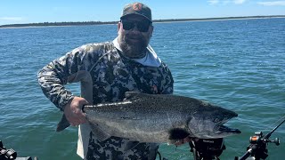 Astoria Oregon Buoy 10 Season opener 2024 Chinook Salmon Fishing [upl. by Anahsak]