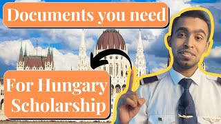 Documents for Stipendium Hungaricum Scholarship  Full Funded Scholarship in Hungary  Part 2 [upl. by Nnylakcaj770]