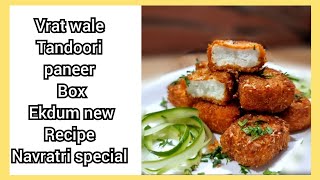 navratri special tandoori paneer tikka box new recipe for vratfarali recipesvrat ka khanashorts [upl. by Enaenaj576]