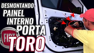 Como Remover Painel Interno da Porta da Fiat Toro [upl. by Eleahcim]