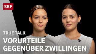 Zwillinge «Fragt uns nicht nach einem Dreier»  True Talk  SRF [upl. by Atteynad]