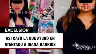 Así se lucía en redes y así cayó la que ayudó en atentado a Diana Barrios [upl. by Andromache72]