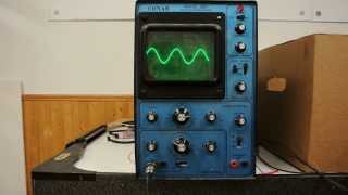 Conar Model 2551 Oscilloscope [upl. by Atinob]