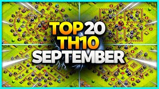 New BEST EXCLUSIVE TH10 BASE WARTROPHY Base Link 2024 Top20 Clash of Clans  Town Hall 10 Farm [upl. by Aloin]