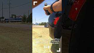 GRAPHIC WARNING Video shows Texas officers firing on suspect who’s accused of shooting doctor [upl. by Johanan]