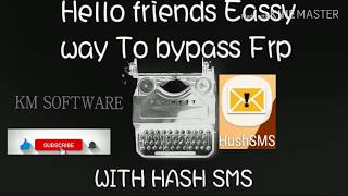 Bypass All version Frp bye hushSms bypass google account with hushSms Google account bypass 678 [upl. by Oznecniv]