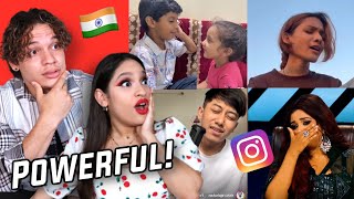 Indian Music will put you in the FEELS Latinos react to Indian Singers that went viral on REELS [upl. by Yttik]