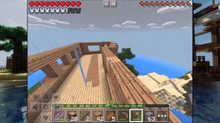 STRANDHAUS   MINECRAFT POCKET EDITION  Survival Island 30  DeutschGerman HD [upl. by Aynad]