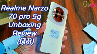 realme narzo 70 pro 5g mobile phone glass green unboxing  realme narzo 70 pro review हिंदी [upl. by Thormora162]