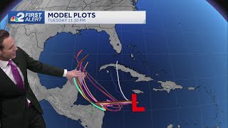 Tropical system expected to form in Caribbean possible path toward Florida next week  Wed Nov 13 [upl. by Udelle743]