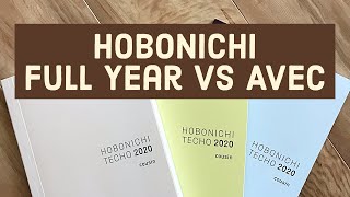 Hobonichi Full Year vs Avec Cousin  Mandy Lynn Plans [upl. by Cavanaugh]