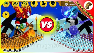 NEW Stick Figure War of 🔥❄️FINAL BOSS XIPHOS vs SPEAROS  Stick War Legacy Mod VIP  Animugen2048 [upl. by Lampert]