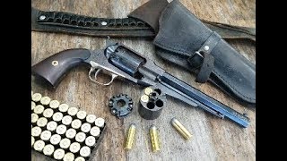 Shooting The Pietta 1858 Remington 45 LC Kirst Conversion [upl. by Nileuqay]