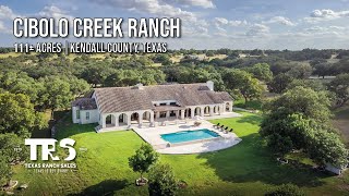 Cibolo Creek Ranch  111± acres for sale in Kendall County Texas [upl. by Nywnorb]