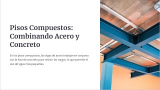 Losas de Concreto sobre Viguetas de Acero Ingenieria en acción [upl. by Omidyar]