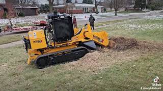 Carlton SP7018 TRX Stump grinder [upl. by Anierdna501]