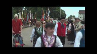 60 Jahre Trachtenverein Röthlein Gautrachtenfest 2010 Franken [upl. by Lehcar]